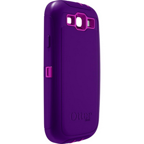 เคส Otterbox Samsung Galaxy S3 Defender Series - Pop Purple Transparen-Violet Purple เคส 3 ชั้น เหน็บเข็มขัด กันกระแทกปกป้องแบบสูงสุด ของแท้ 100% จาก USA By Gadget Friend